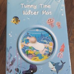 Tummy Time Water Mat for Kids - Blue